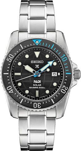 SEIKO Solar Dive Watch for Men - Prospex Collection - LumiBrite Hands - Water Resistant 200M in Saudi Arabia