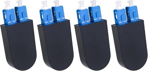 2 pcs SC Fiber Optic Loopback Adapter Tester ​Singlemode UPC SC Loopback Plug Standard Duplex SC Connector Loopback Adapter/Test Plug for Testing Applications in Saudi Arabia