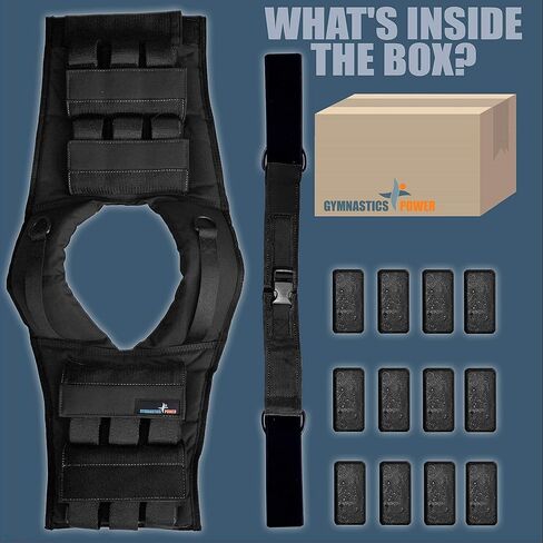 Weighted Vest 6lb, 10lb, 12lb, 25lb, 35lb, 45lb, 60lb Removable Iron Weights for Men and Women Workout for Calisthenics and Fitness Sport Training in Saudi Arabia