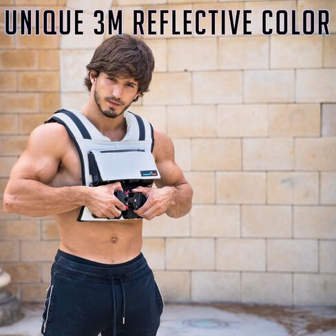 Weighted Vest 6lb, 10lb, 12lb, 25lb, 35lb, 45lb, 60lb Removable Iron Weights for Men and Women Workout for Calisthenics and Fitness Sport Training in Saudi Arabia