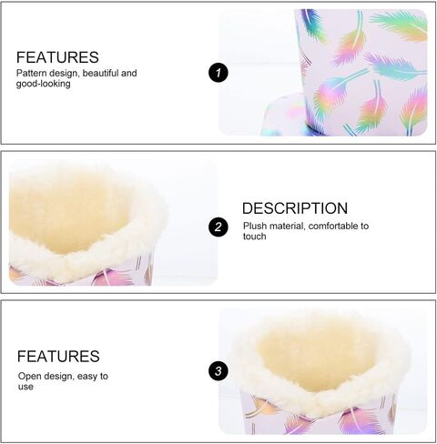 COHEALI Box Leather Glasses Base Plush Eyeglass Stands Sunglasses Organizer with Plush Desktop Sunglasses Holder Fur Standup Desks for Office Sunglasses Stand Travel Pen Holder Animal in Saudi Arabia