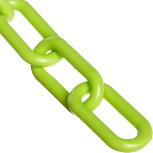 Mr. Chain Heavy Duty Plastic Barrier Chain, White, 2-Inch Link Diameter, 100-Foot Length (51001-100) in Saudi Arabia