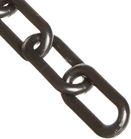 Mr. Chain Heavy Duty Plastic Barrier Chain, White, 2-Inch Link Diameter, 100-Foot Length (51001-100) in Saudi Arabia