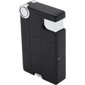 Xikar EX Single Jet Flame Lighter, Windproof, Durable Body, Easy Fuel Adjustment Wheel, Stylish Design, Protective Cap, Gunmetal