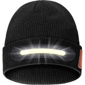 Beanie with Light, Headlamp LED Beanie Hat with Light, Gift for Men Stocking Stuffer Ideas