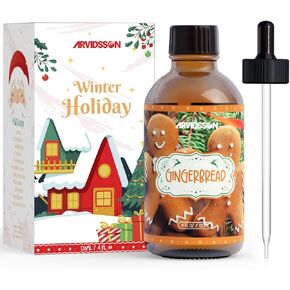 Pumpkin Pie Fragrance Oil 4 Fl Oz (120ml), ARVIDSSON Pumpkin Spice Essential Oil, Natural Pumpkin Pie Oil for Diffusers, Fall Essential Oil for Candle Making, Cozy Autmun Scented Oil