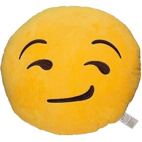 وسادة EvZ Emoji Poo Face Emoticon محشوة من القطيفة الناعمة، معتمدة رسميًا، 35 سم بني in Kuwait