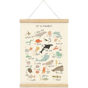 Mtrgdn Reading Corner Classroom Decor - Cool Kids Read Books Poster Hanger Frame,Read Sign for Kids Wooden Frames,Motivational Wall Hanging Banner Decor for Nursery Homeschool School 12x16 Inch