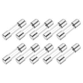 MECCANIXITY 5A 250V Glass Fuse 6x30mm Time Delay Fuse UL Listed Slow Blow Fuse for Home Appliances(Pack of 10)