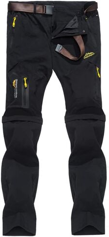 Mens Hiking Pants Convertible Lightweight Quick Dry Fishing Shorts Outdoor Sports Slacks in Saudi Arabia