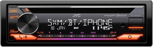 Single DIN AM/FM USB AUX Bluetooth Digital Media Receiver W/Cover - Bundle with Install Dash Kit + Handle Bar Control + Wired Antenna for 98 2013 Touring FLHT FLHX FLHTC Motorcycle Bike in Saudi Arabia