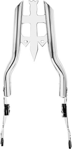 17 بوصة Black Road Glide Sissy Bar، 1 1/2 بوصة مسند ظهر للركاب قابل للفصل متوافق مع موديلات Harley Touring 2009-2023 Street Glide Road King Ultra CVO Limited Electra Glide in Kuwait
