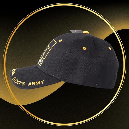 God's Army | Soldier Caps | Baseball Caps for Men | One Size Adjustable Velcro Strap | Christian Hats Gifts for Men and Women in Saudi Arabia