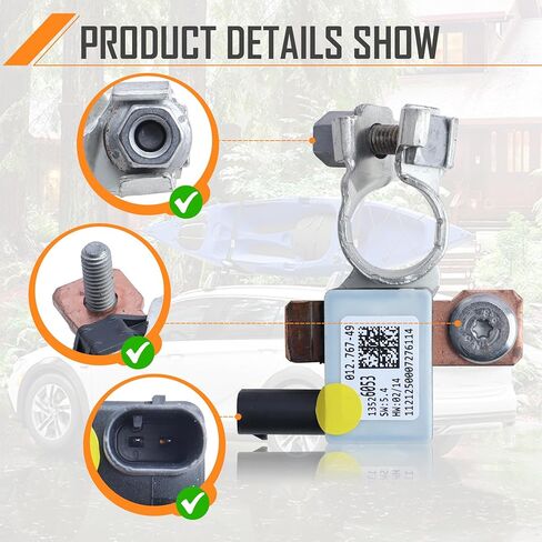 وحدة مستشعر مراقبة البطارية - مستشعر البطارية مناسب لـ 2016-2023 GMC Acadia، Buick Encore Enclave Envision، شيفروليه ترافيرس ماليبو بليزر كروز تراكس، كاديلاك XT4 XT5 XT6، استبدل 13545954 13526054 in Saudi Arabia