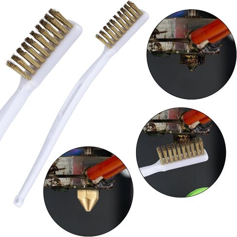 50 Pcs 3D Printer Nozzle Cleaning Kit, 0.4mm 3D Printing Nozzle Needles, Stainless Steel 3D Printer Nozzle Cleaning Needles, 3D Printer Cleaning Nozzle Cleaner Needles for 3D Printing Accessories in Saudi Arabia