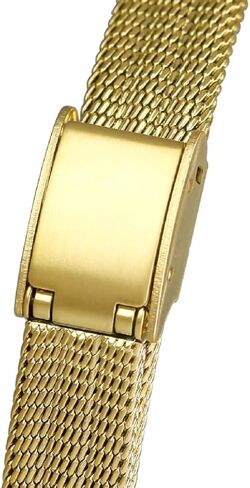 Fashion Simple Women's Quartz Watch Stainless Steel Mesh Strap Business Wrist Watch in Saudi Arabia