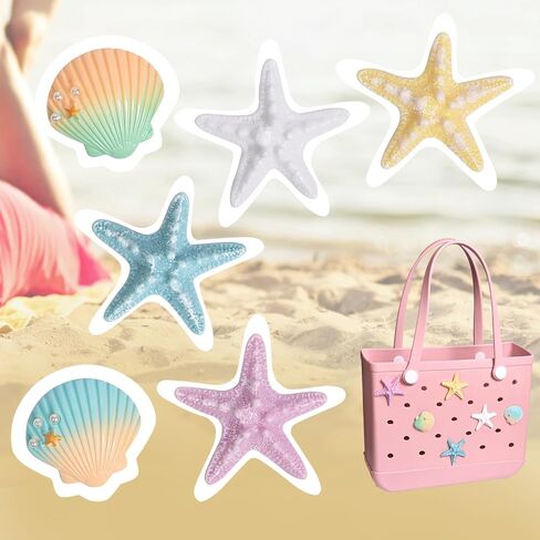 Charms for Bogg Bag,Flower Charms compatible for Bogg Bags Accessories Decoration fits for Simply Southern Beach Totes in Saudi Arabia