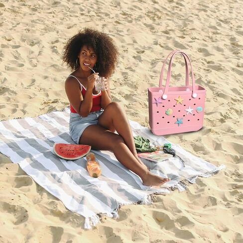 Charms for Bogg Bag,Flower Charms compatible for Bogg Bags Accessories Decoration fits for Simply Southern Beach Totes in Saudi Arabia
