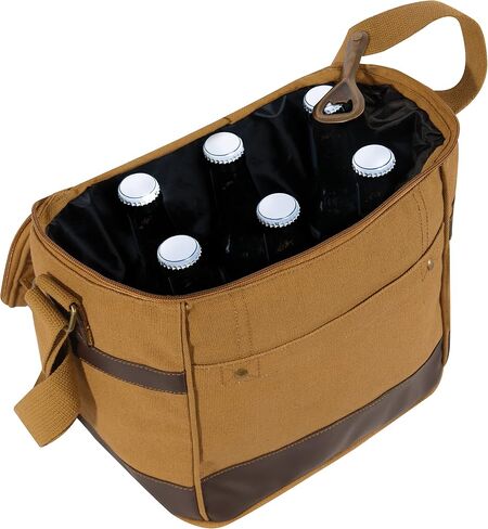Rothco Canvas Insulated Cooler Bag - Keep Drinks Cold On The Go - Olive Drab in Saudi Arabia