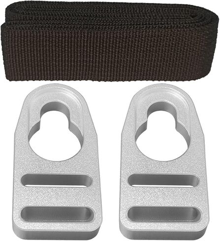 Upgraded Aluminum Alloy Kayak Seat Repair Kit with Nylon Webbing Straps-65Inch Compatible for Ocean Kayak, Lifetime Kayaks, Pescador Kayaks, Emotion Kayaks, Perception Kayak in Kuwait