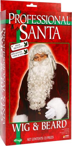 Fun World Dept. Store Quality Santa Set-Beard Wig Set in Saudi Arabia