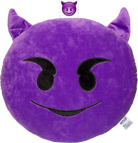 EvZ Emoji Poo Face Emoticon Cushion Stuffed Plush Soft Pillow, Official Certified, 35cm Brown in Kuwait