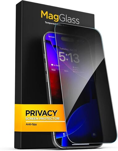 واقي شاشة غير لامع من magglass لهاتف iPhone 16 Plus (مضاد للوهج) وزجاج مقوى مقاوم لبصمات الأصابع والخدش (يتضمن أداة توزيع سهلة) in Saudi Arabia