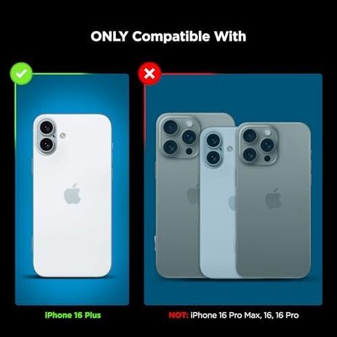 واقي شاشة غير لامع من magglass لهاتف iPhone 16 Plus (مضاد للوهج) وزجاج مقوى مقاوم لبصمات الأصابع والخدش (يتضمن أداة توزيع سهلة) in Saudi Arabia