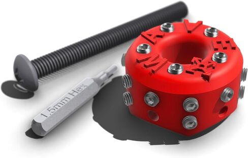 ترقية قبضة Barnacle Footstop لألواح التزلج الطويلة أو المنحدرات أو التزلج على الأمواج (مجموعة مجمعة مع ملحقات وأداة، مسامير معدنية سوداء + فضية، برميل منخفض 0.60 بوصة) in Saudi Arabia