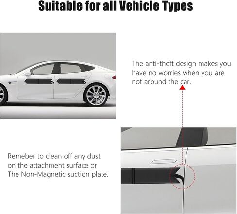 (2025 Newest Version) Dent Prevent Car Door Dent Protector | Removable Soft Cushion Magnetic Door Guards for Cars | Prevents Dents, Scratches & Dings, Pack of 2 in Saudi Arabia