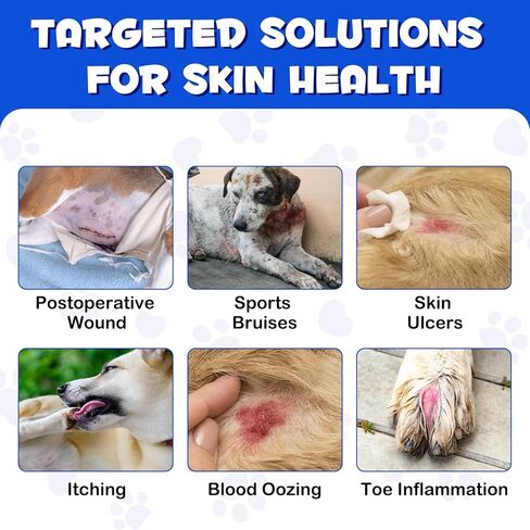 Cat Wound Care Spray - Wound Healing Aid Treatment for Cats Helps with Skin Repair for Wounds, Cats Irritated Skin & Itchy Skin Relief | Cats Supplement | Gentle Wound Care Spray - 3.38 Fl.oz / 100ml in Saudi Arabia