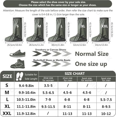 أغطية أحذية المطر، غطاء مطر مقاوم للماء قابل لإعادة الاستخدام للأحذية، أغطية أحذية الثلوج البلاستيكية غير القابلة للانزلاق للرجال والنساء in Kuwait