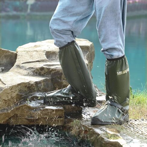 أغطية أحذية المطر، غطاء مطر مقاوم للماء قابل لإعادة الاستخدام للأحذية، أغطية أحذية الثلوج البلاستيكية غير القابلة للانزلاق للرجال والنساء in Kuwait