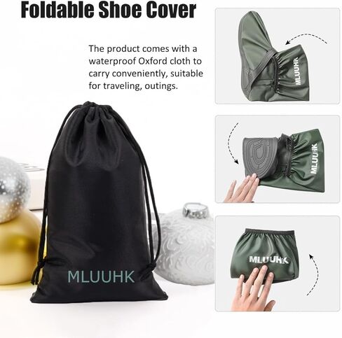 أغطية أحذية المطر، غطاء مطر مقاوم للماء قابل لإعادة الاستخدام للأحذية، أغطية أحذية الثلوج البلاستيكية غير القابلة للانزلاق للرجال والنساء in Kuwait