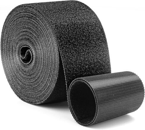 Double Sided Hook and Loop Tape, Self-Gripping Straps 1 Inch Wide, Cut to Length, Quick Wrap Cable Ties, Strips for Cords Wraps, Roll for Bundling Fastening Storage and Organization in Saudi Arabia