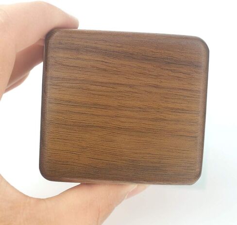 Natural Wooden Music Box with Customizable Photos Wind Up Musical Box Gifts for Christmas,Birthday and Valentine's Day(Simple Wine Red, Tone:When You Wish Upon a Star) in Saudi Arabia