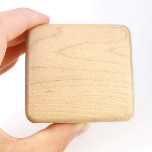 Natural Wooden Music Box with Customizable Photos Wind Up Musical Box Gifts for Christmas,Birthday and Valentine's Day(Simple Wine Red, Tone:When You Wish Upon a Star) in Saudi Arabia