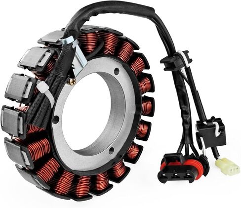 30017-07 ملف مغناطيسي متوافق مع 2007 Harley Davidson Dyna Fatboy Heritage Softail، يستبدل OEM # 30017-08 in Kuwait