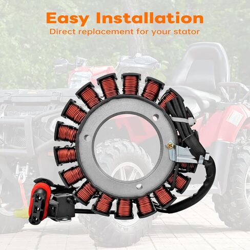 30017-07 ملف مغناطيسي متوافق مع 2007 Harley Davidson Dyna Fatboy Heritage Softail، يستبدل OEM # 30017-08 in Kuwait