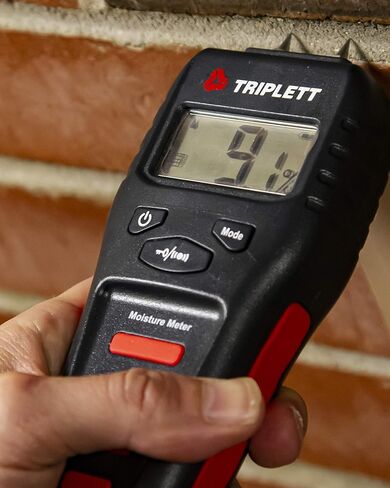 Triplett MS245 Pin/Pinless Moisture Meter for Wood and Building Materials with Audible Indicator in Kuwait