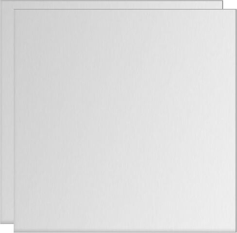 uxcell Aluminum Sheet, 6 Pcs 100mm x 50mm x 3mm (0.12 Inch) Thickness Square 6061 Aluminum Plate for Industrial, Silver Tone in Saudi Arabia