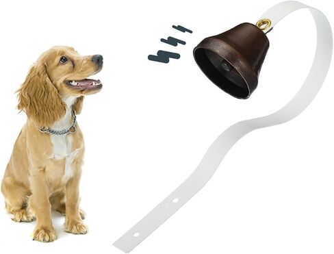PATIKIL 2 Pcs Dog Doorbell, Fixed Metal Dog Bells for Training Dogs to Ring to go Outside, Wall Mounted Dog Door Bell Traditional Doorbell Shop Doorbell in Saudi Arabia