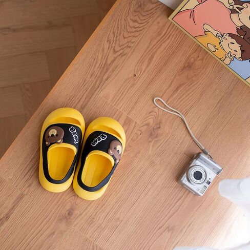 Kid's Girls Boys Clogs Garden Shoes Cartoon Slides Sandals Beach Slipper Children Cute Bear Slippers Blue in Saudi Arabia