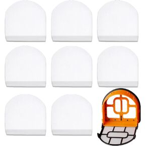 9 Pack Replacement Roller Brush and Foam Filters Kit Compatible with Shark WD101,AW302,WD201 Hydrovac XL 3-in-1 Vacuum Cleaner, Cordless Pro XL Vacuum Accessories