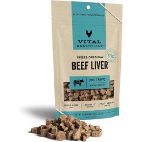 Vital Essentials Freeze Dried Raw Single Ingredient Dog Treats, Chicken Breast, 10 oz