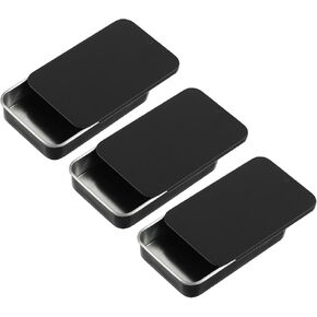 3 Pcs Portable Dental Floss Case Sliding Compact Dental Pick Organizer Box Refillable Metal Glide Flosser Dispenser Floss Holder for Travel Oral Care Dating Dinners Hotels Teeth Cleaning