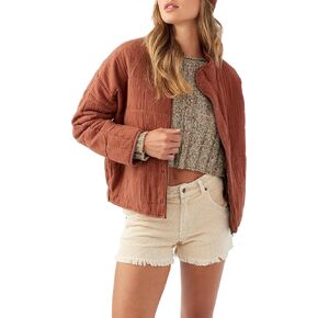 O'NEILL Womens Mabeline Jacket, Taupe Gray, S