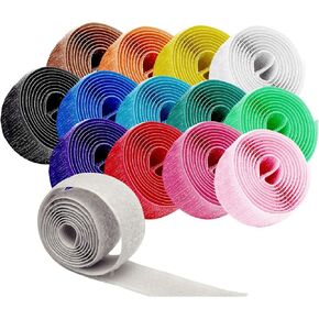4.4'' × 17 Feet Power-Grip Couch Cushion Hook and Loop Tape, 2.0 PIB Heavy Duty Adhesive, Keep Couch Cushions from Sliding, Prevent Cushions from Sliding Outdoor, Mattresses, Carpets