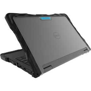 Gumdrop DropTech Case Fits Dell Latitude 3140 (Clamshell). Designed for Kids, K-12 Students, Teachers, and Classrooms – Drop Tested, Rugged, Shockproof Bumpers for Reliable Device Protection – Black