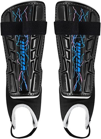 Vizari Zodiac Soccer Shin Guards | Lightweight & Durable PP Shell | Detachable Ankle Protection | Youth Soccer Shin Guards | Soccer Equipments in Saudi Arabia